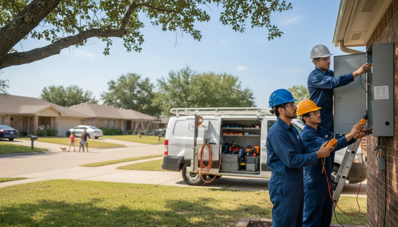 Certified electrician providing emergency electrical services in Eagle Mountain, UT